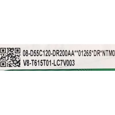 LED DRIVER PARA TV TCL QLED / NUMERO DE PARTE 08-D55C120-DR200AA / 40-055R63-DRC2LG / 55R635 / 08-D55C120-DR200AA / V8-T615T01-LC7V003 / PANEL LVU550NDHL CD9W08 V2 / MODELO 55R646 - Imagen 3